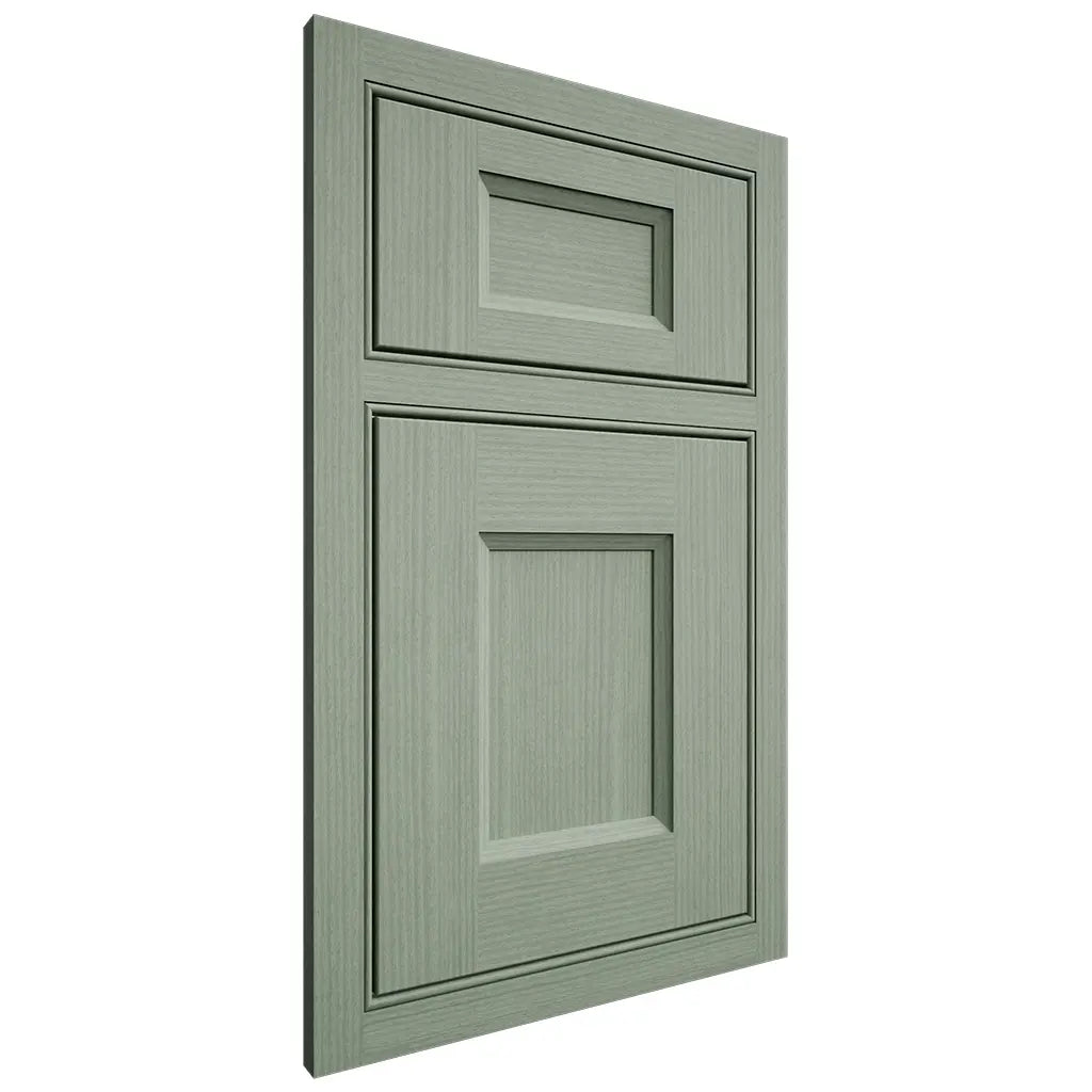 Shiloh Cabinetry Beaded Inset Statesville White Oak Rift Cut Moss Door