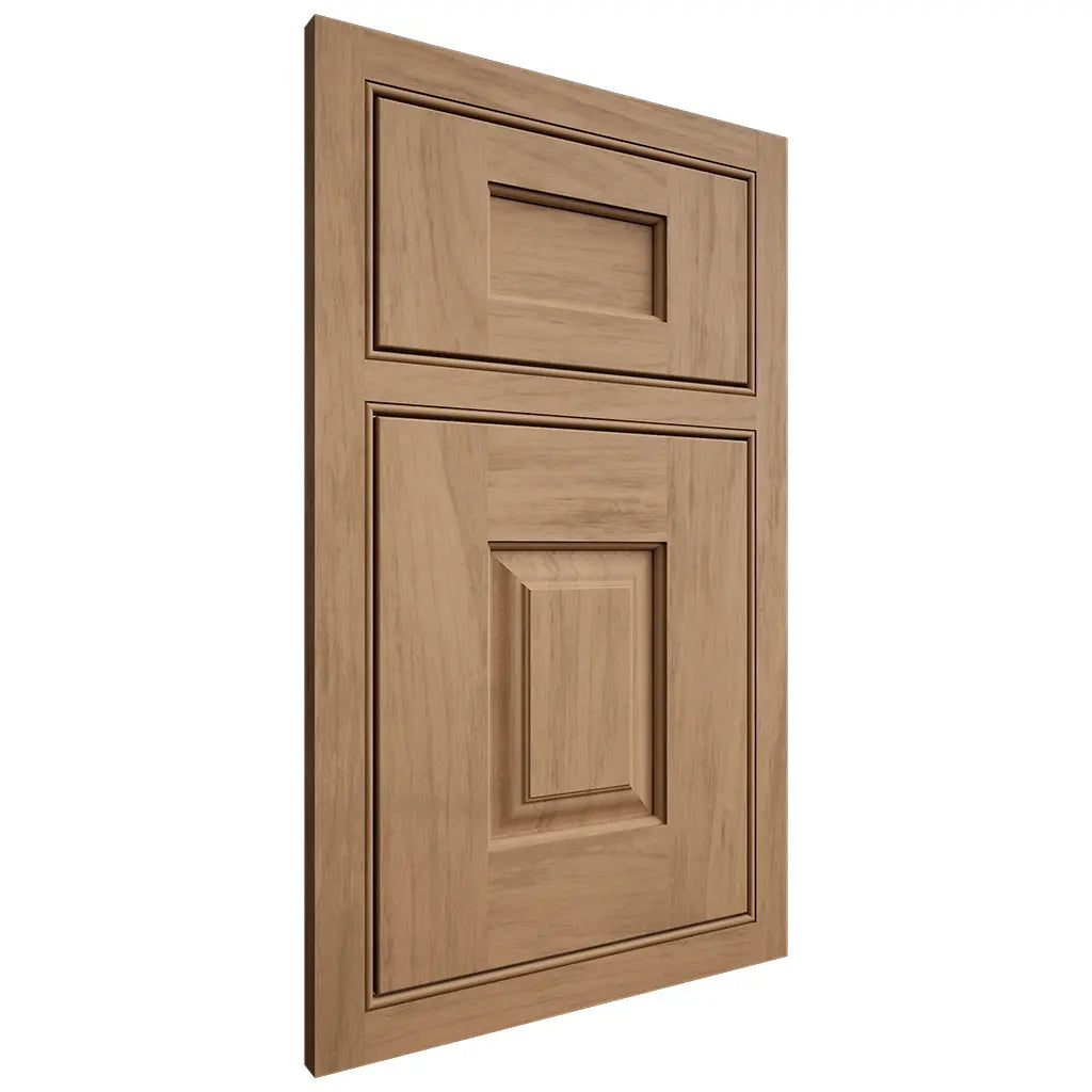 Shiloh Cabinetry Beaded Inset Summit Alder Plain Cut Dusty Road Door