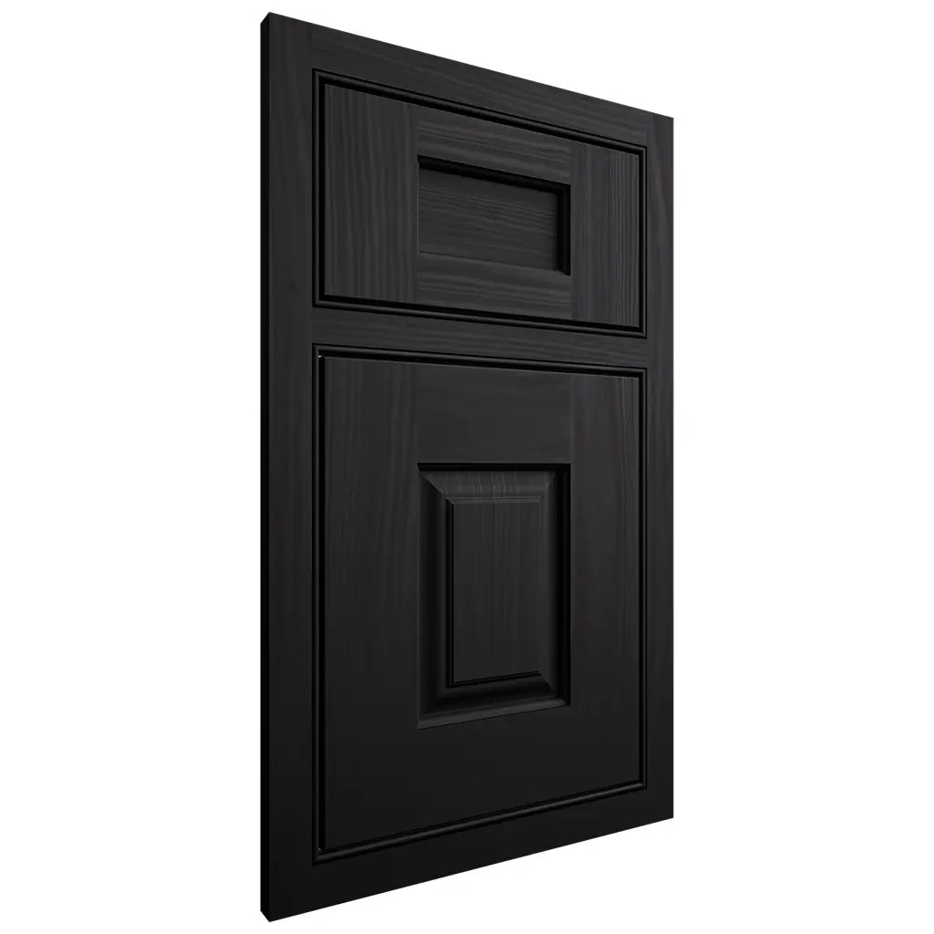 Shiloh Cabinetry Beaded Inset Summit Cherry Plain Cut Espresso Door