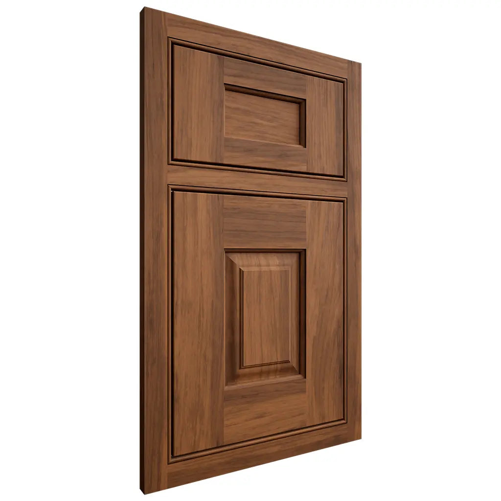 Shiloh Cabinetry Beaded Inset Summit Hickory Plain Cut Burnt Sugar Door