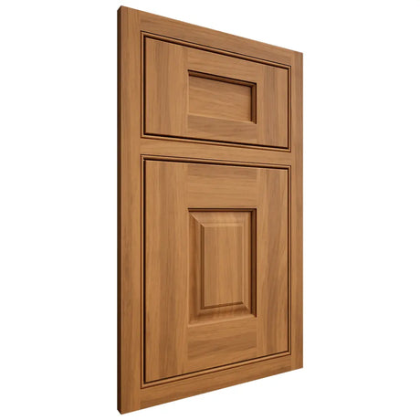 Shiloh Cabinetry Beaded Inset Summit Hickory Plain Cut Medium Door
