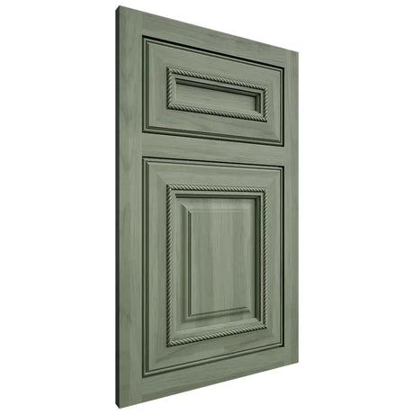 Shiloh Cabinetry Beaded Inset Summit Hickory Plain Cut Moss Door