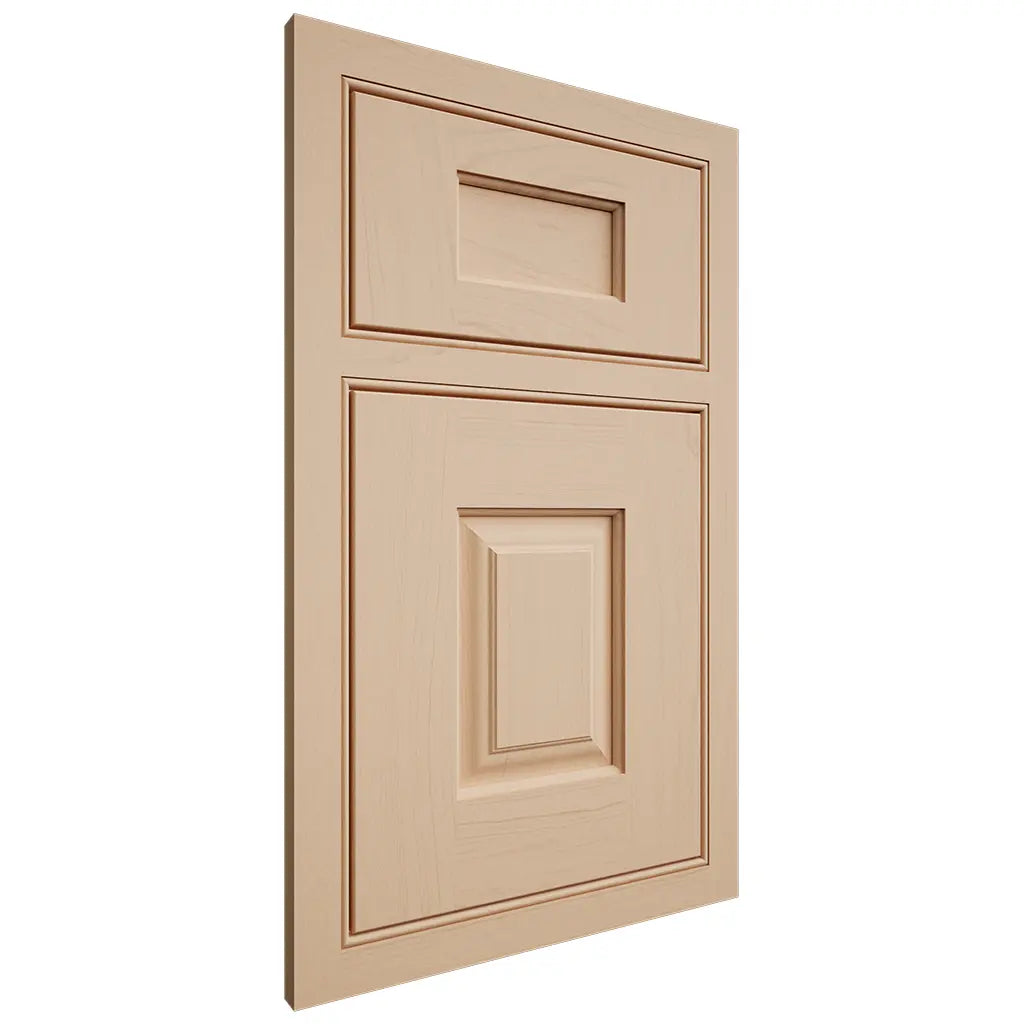 Shiloh Cabinetry Beaded Inset Summit Maple Plain Cut Natural Door