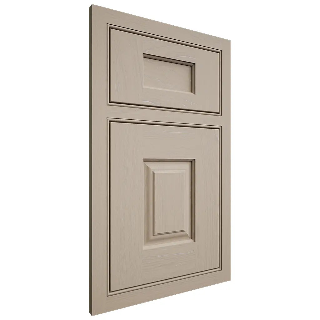 Shiloh Cabinetry Beaded Inset Summit Maple Plain Cut Pebble Door