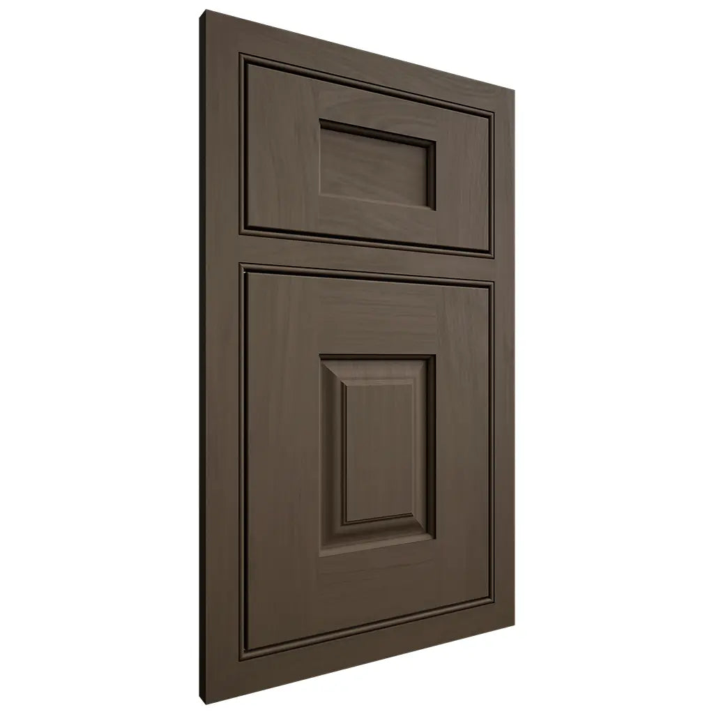 Shiloh Cabinetry Beaded Inset Summit Maple Plain Cut Perfect Brown Door