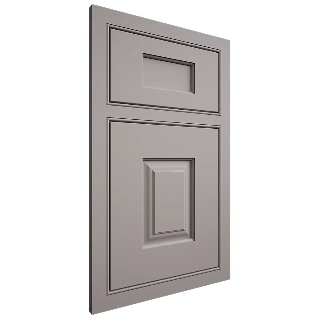 Shiloh Cabinetry Beaded Inset Summit Paintable Dovetail Gray Door