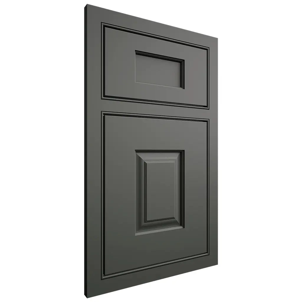 Shiloh Cabinetry Beaded Inset Summit Paintable Pewter Green Door