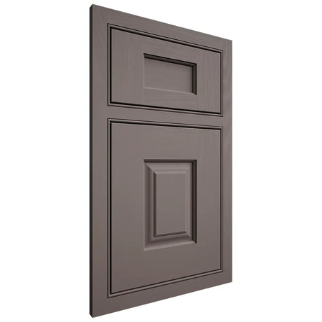 Shiloh Cabinetry Beaded Inset Summit Poplar Plain Cut Heatherstone Door