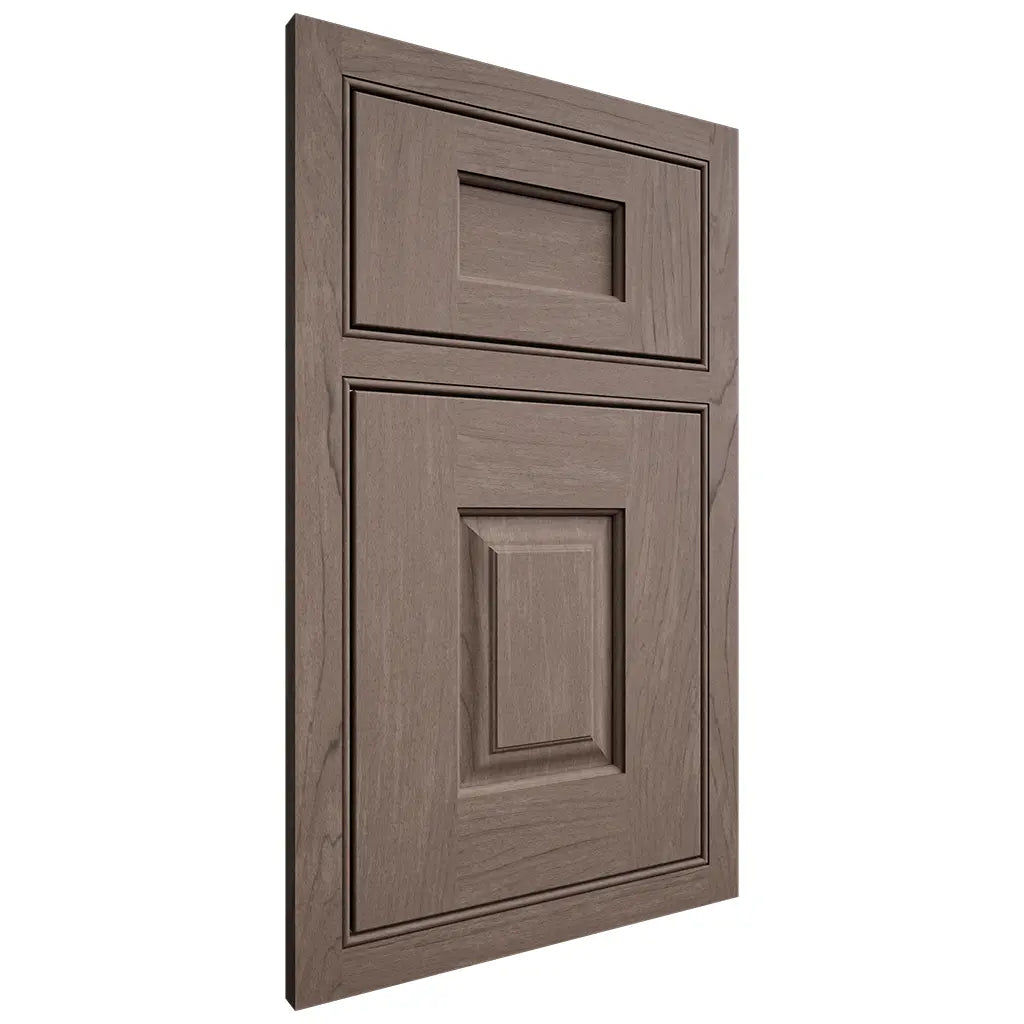 Shiloh Cabinetry Beaded Inset Summit Poplar Plain Cut River Rock Door