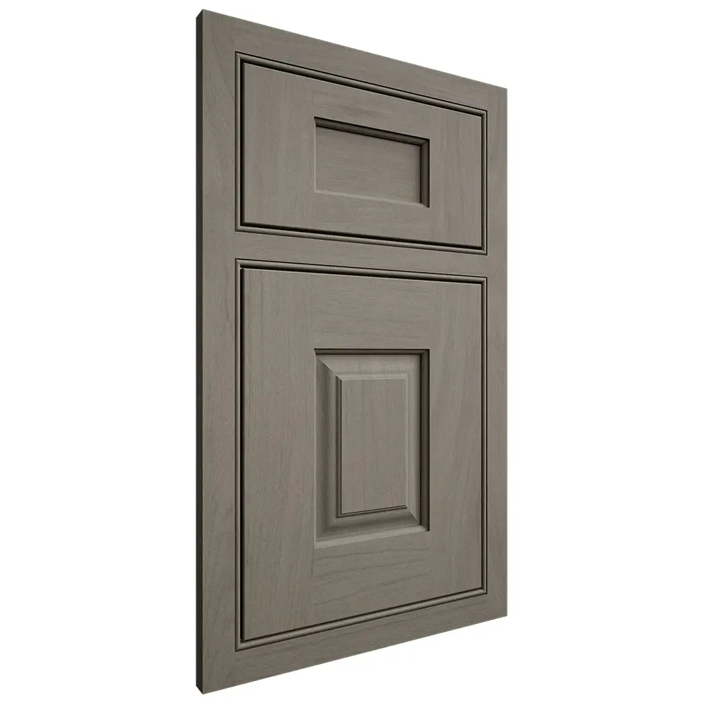 Shiloh Cabinetry Beaded Inset Summit Poplar Plain Cut Thyme Door