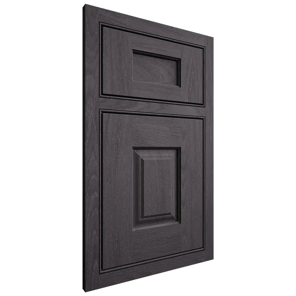 Shiloh Cabinetry Beaded Inset Summit Red Oak Plain Cut Harbor Door