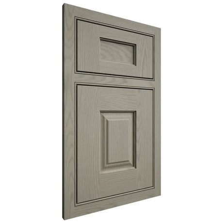 Shiloh Cabinetry Beaded Inset Summit Red Oak Plain Cut Thyme Door