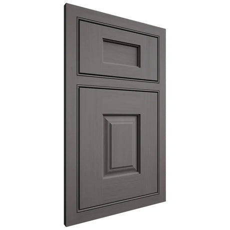 Shiloh Cabinetry Beaded Inset Summit Walnut Plain Cut Cadet Door