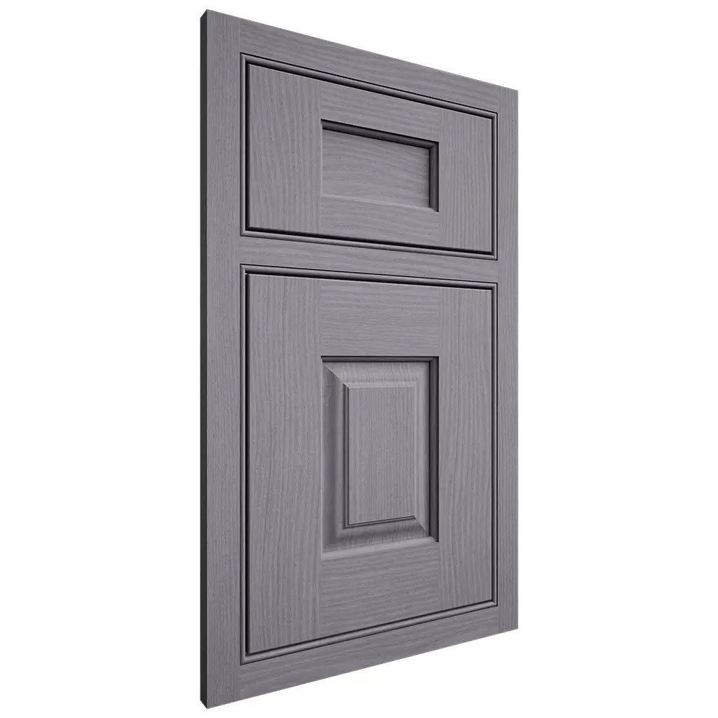Shiloh Cabinetry Beaded Inset Summit White Oak Plain Cut Cadet Door