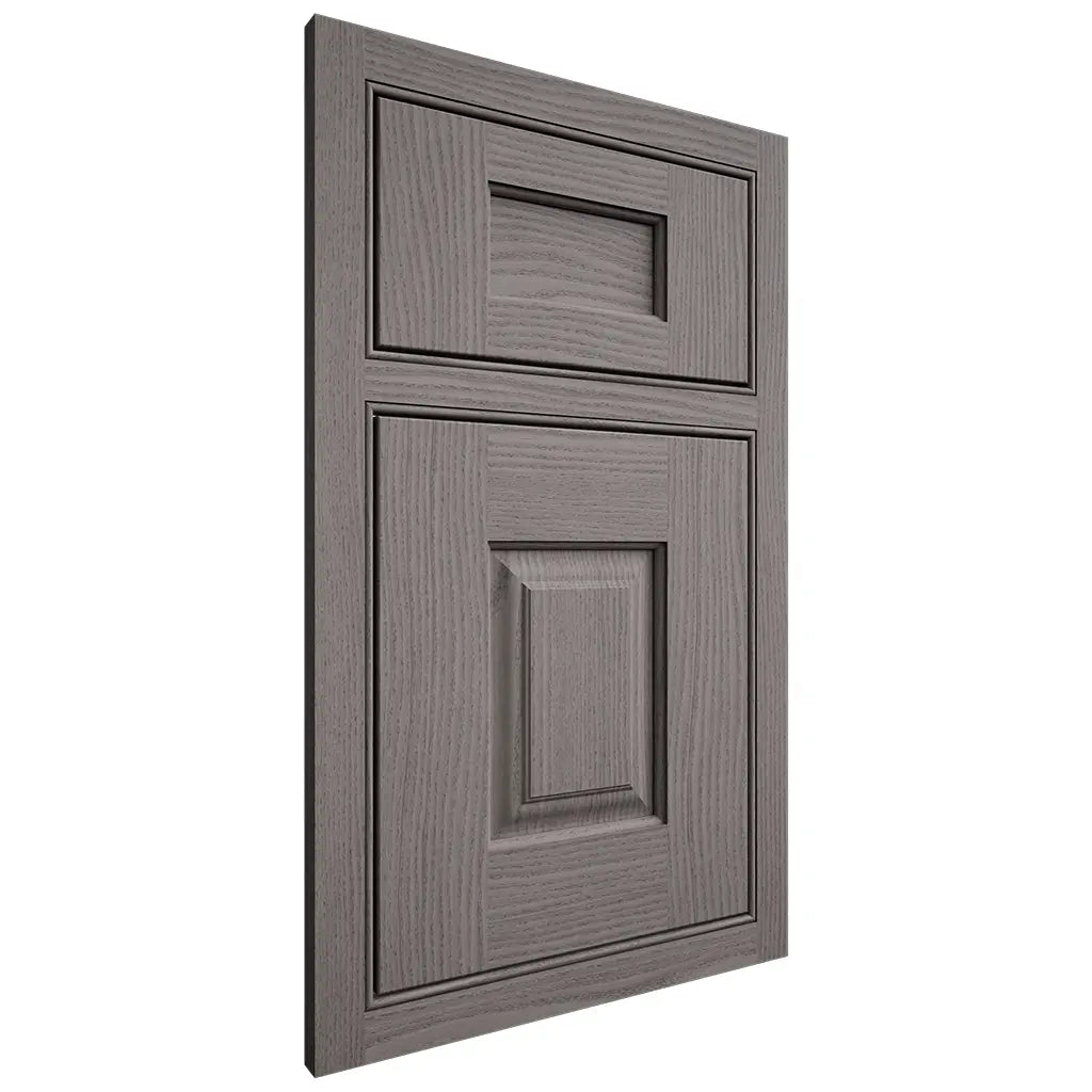 Shiloh Cabinetry Beaded Inset Summit White Oak Plain Cut Flagstone Door