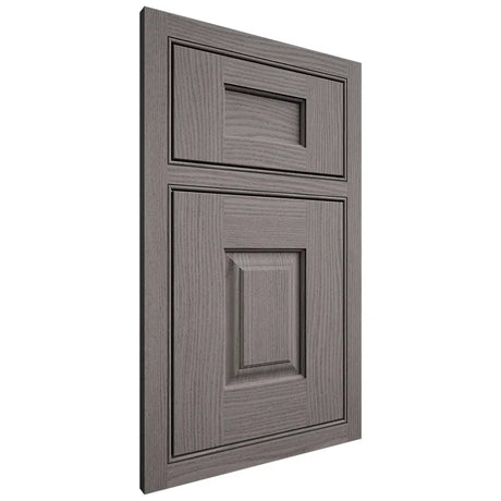 Shiloh Cabinetry Beaded Inset Summit White Oak Plain Cut Flagstone Door