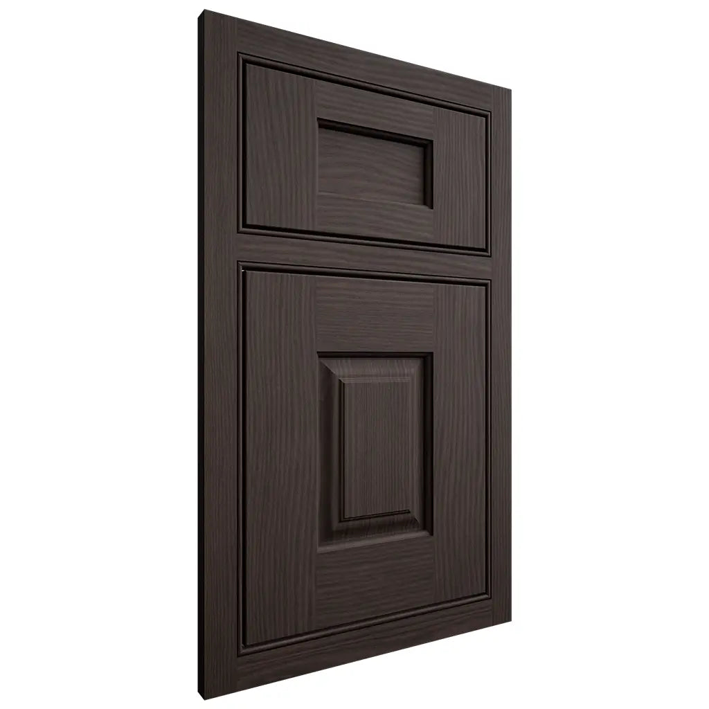 Shiloh Cabinetry Beaded Inset Summit White Oak Plain Cut Morel Door