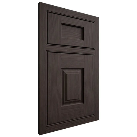 Shiloh Cabinetry Beaded Inset Summit White Oak Plain Cut Morel Door