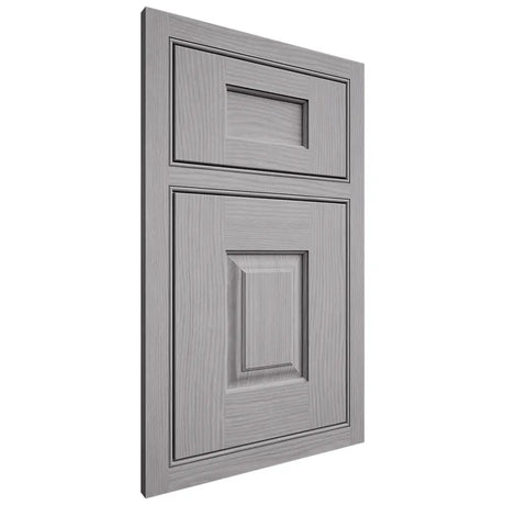 Shiloh Cabinetry Beaded Inset Summit White Oak Plain Cut Stratus Door