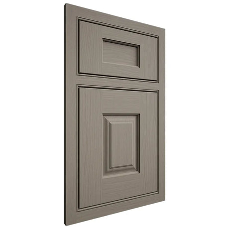 Shiloh Cabinetry Beaded Inset Summit White Oak Plain Cut Thyme Door