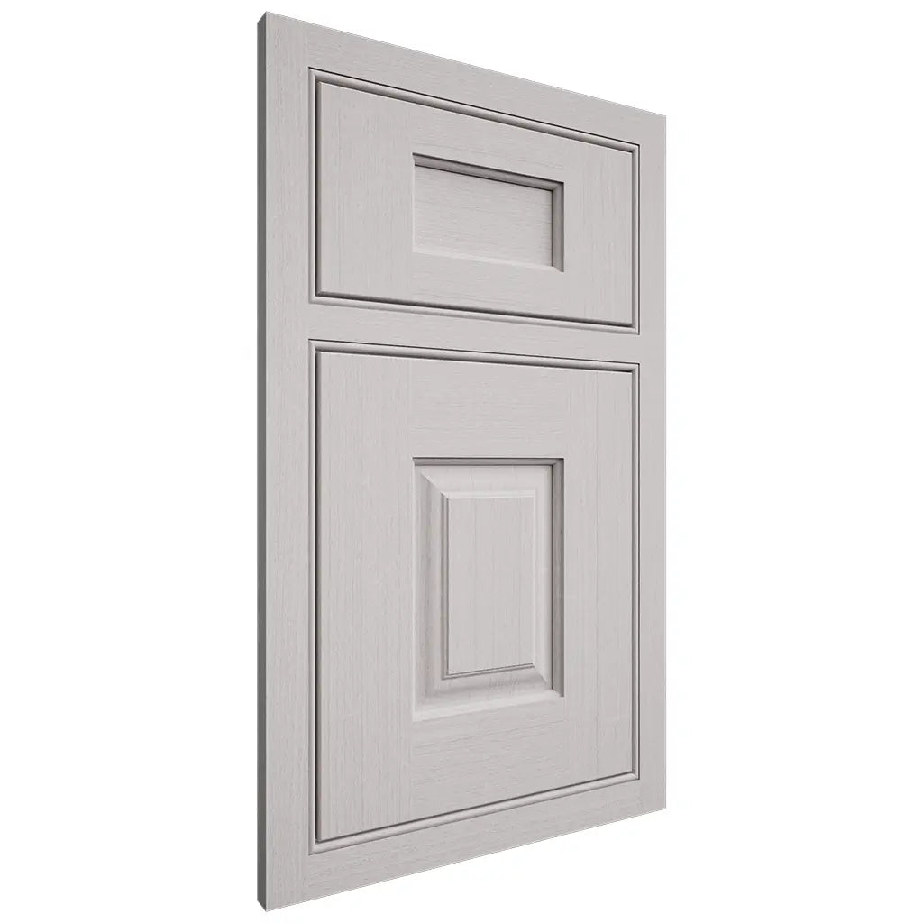 Shiloh Cabinetry Beaded Inset Summit White Oak Quarter Sawn Cotton Door