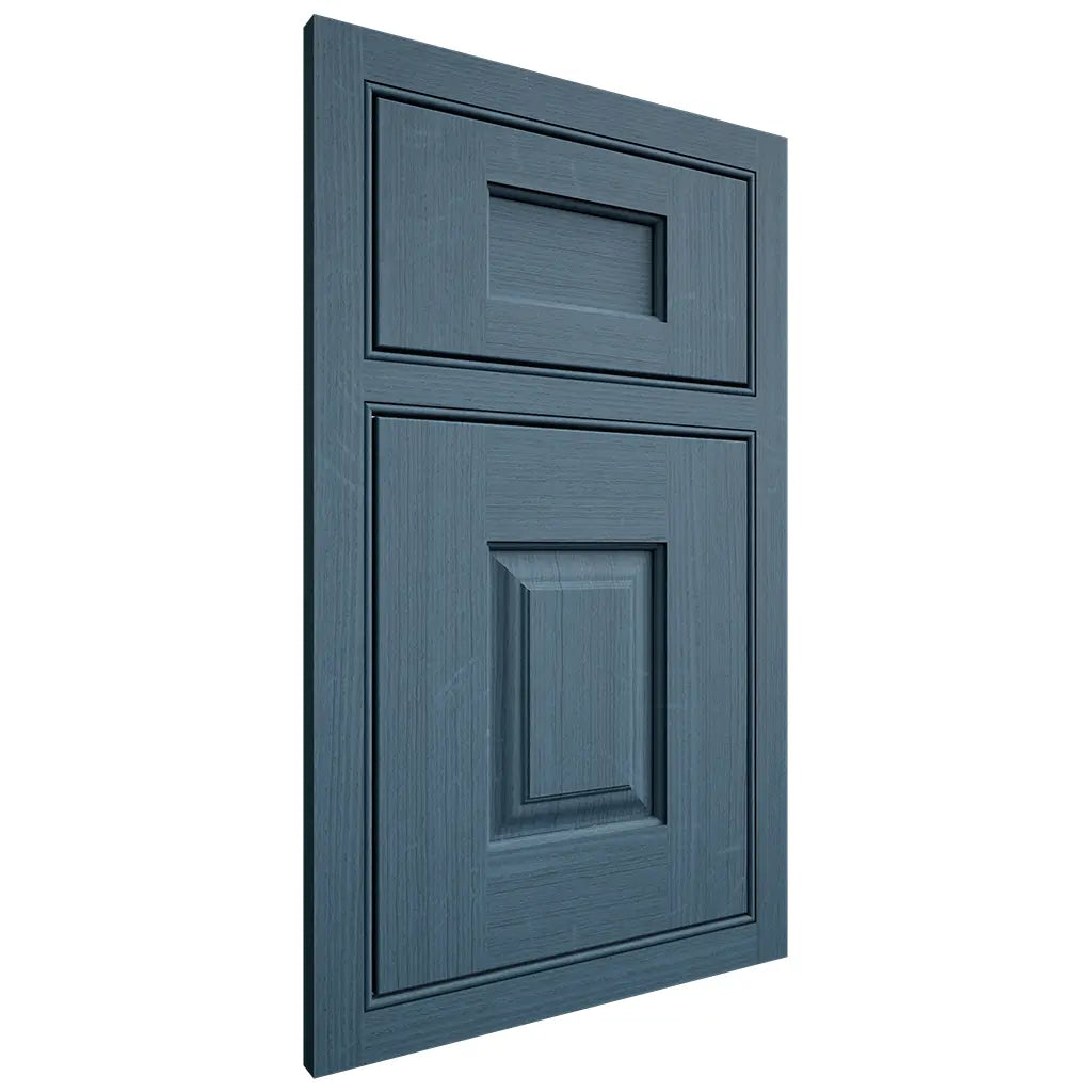 Shiloh Cabinetry Beaded Inset Summit White Oak Quarter Sawn Hudson Door