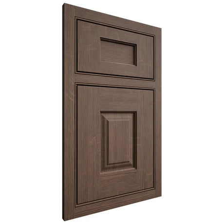 Shiloh Cabinetry Beaded Inset Summit White Oak Quarter Sawn Mineral Door