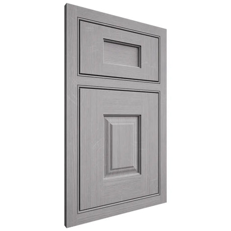 Shiloh Cabinetry Beaded Inset Summit White Oak Quarter Sawn Stratus Door