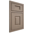 Shiloh Cabinetry Beaded Inset Summit White Oak Rift Cut Almond Door