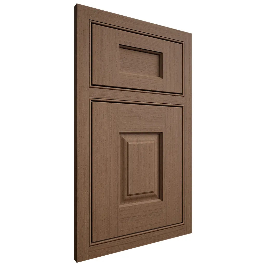 Shiloh Cabinetry Beaded Inset Summit White Oak Rift Cut Autumn Door