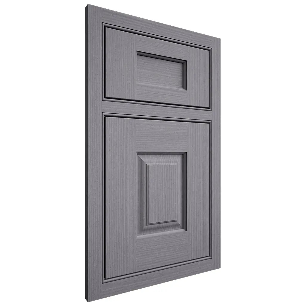 Shiloh Cabinetry Beaded Inset Summit White Oak Rift Cut Cadet Door
