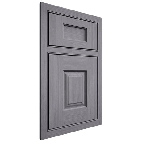 Shiloh Cabinetry Beaded Inset Summit White Oak Rift Cut Cadet Door