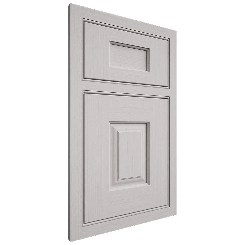 Shiloh Cabinetry Beaded Inset Summit White Oak Rift Cut Cotton Door