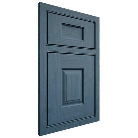 Shiloh Cabinetry Beaded Inset Summit White Oak Rift Cut Hudson Door