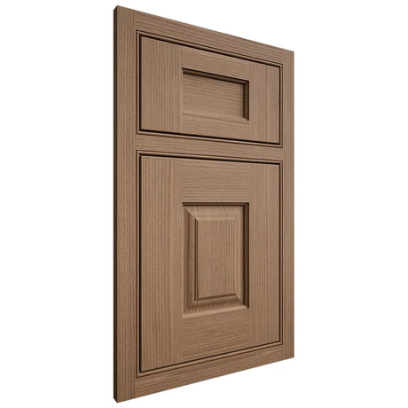 Shiloh Cabinetry Beaded Inset Summit White Oak Rift Cut Medium Door