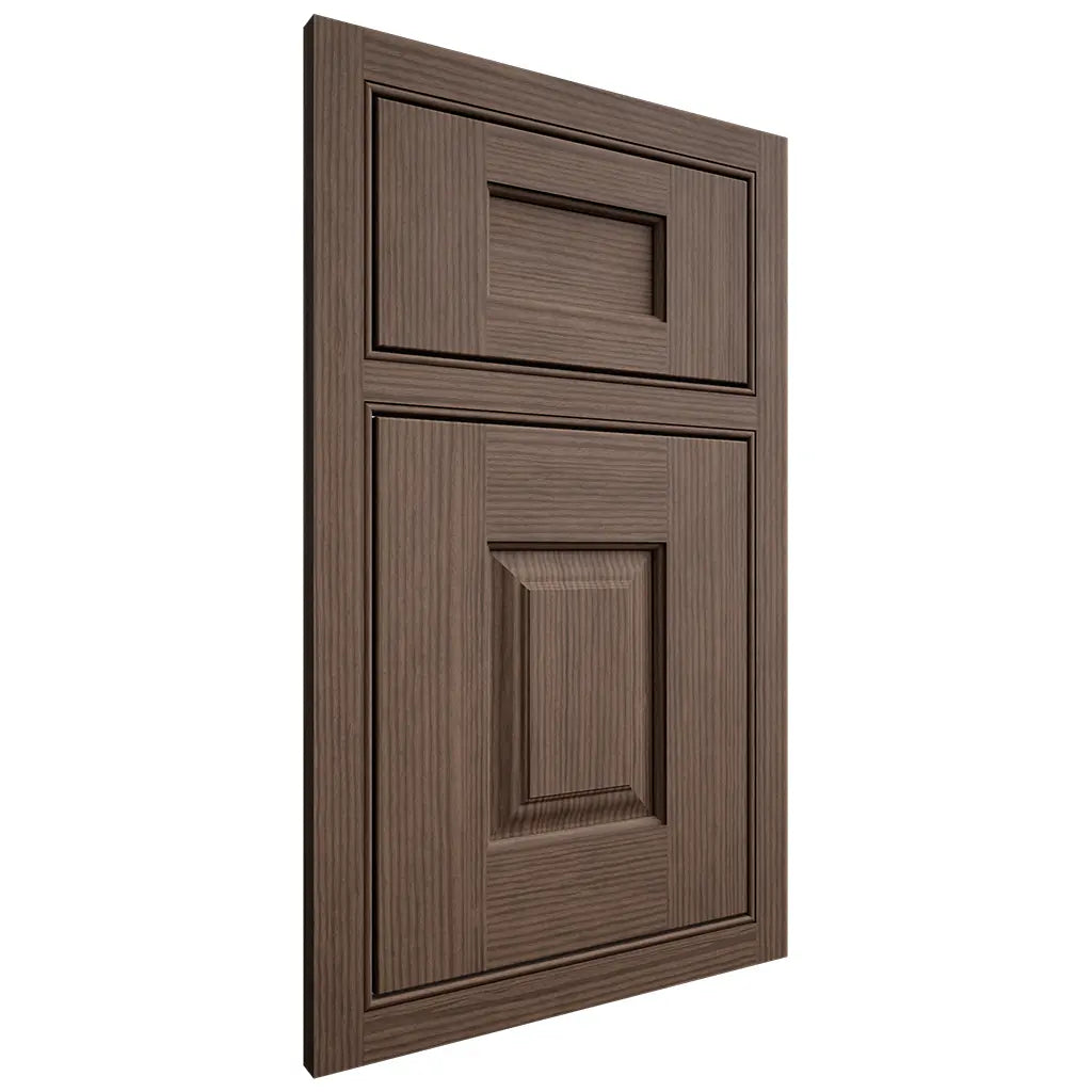Shiloh Cabinetry Beaded Inset Summit White Oak Rift Cut Mineral Door