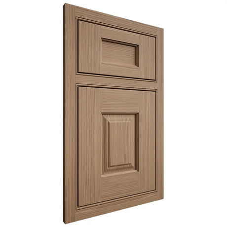 Shiloh Cabinetry Beaded Inset Summit White Oak Rift Cut Natural Door
