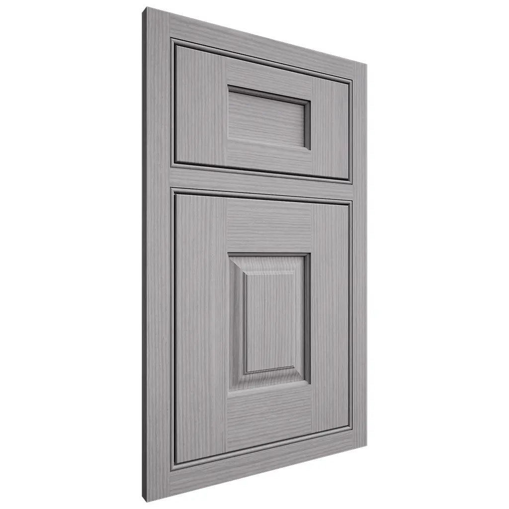Shiloh Cabinetry Beaded Inset Summit White Oak Rift Cut Stratus Door