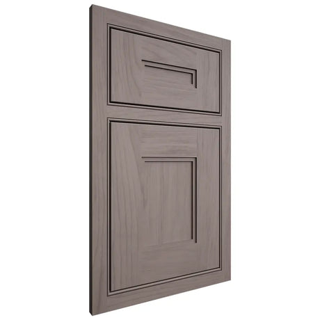 Shiloh Cabinetry Beaded Inset Tahoe Alder Plain Cut Stonehenge Door