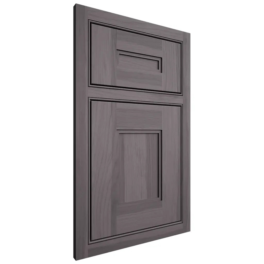 Shiloh Cabinetry Beaded Inset Tahoe Hickory Plain Cut Cadet Door