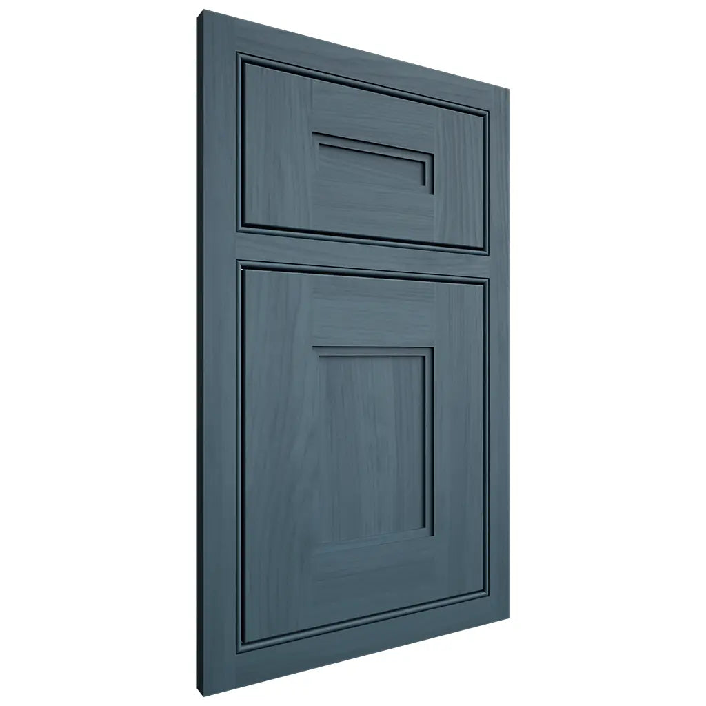 Shiloh Cabinetry Beaded Inset Tahoe Hickory Plain Cut Hudson Door