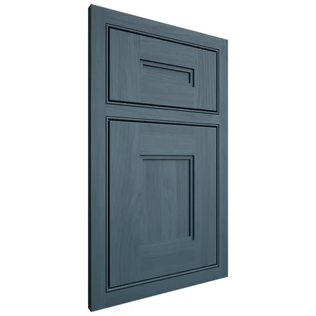Shiloh Cabinetry Beaded Inset Tahoe Hickory Plain Cut Hudson Door
