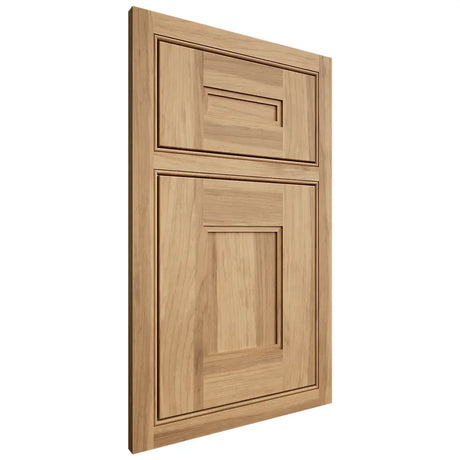 Shiloh Cabinetry Beaded Inset Tahoe Hickory Plain Cut Natural Door