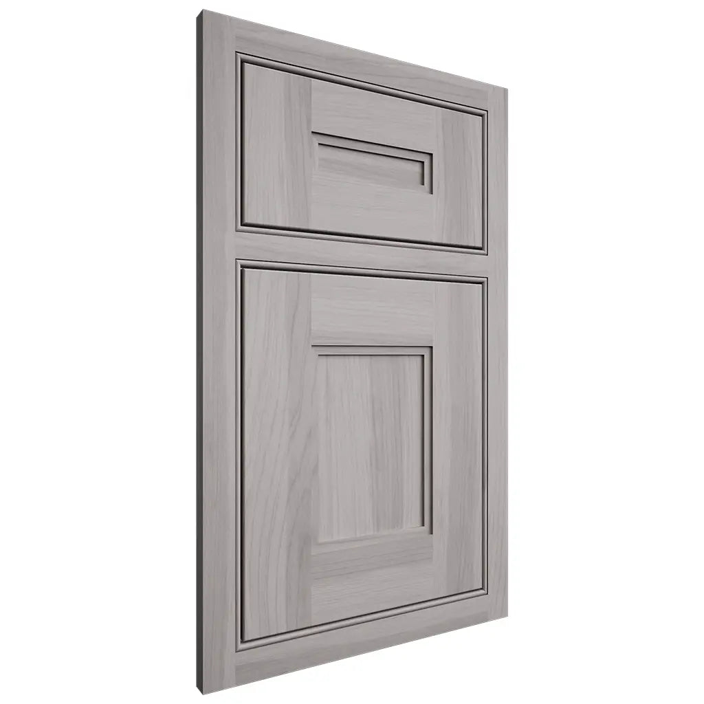 Shiloh Cabinetry Beaded Inset Tahoe Hickory Plain Cut Stratus Door