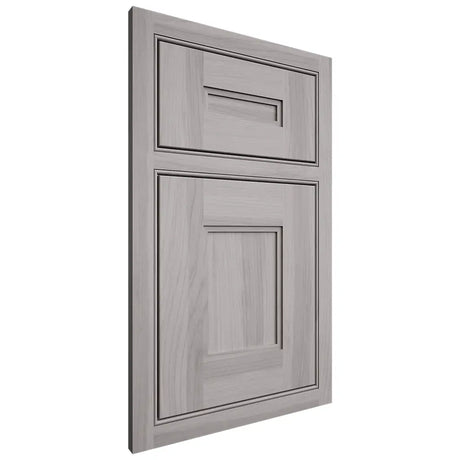 Shiloh Cabinetry Beaded Inset Tahoe Hickory Plain Cut Stratus Door