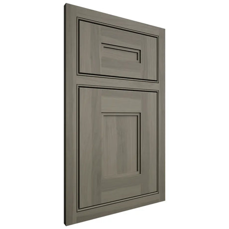 Shiloh Cabinetry Beaded Inset Tahoe Hickory Plain Cut Thyme Door
