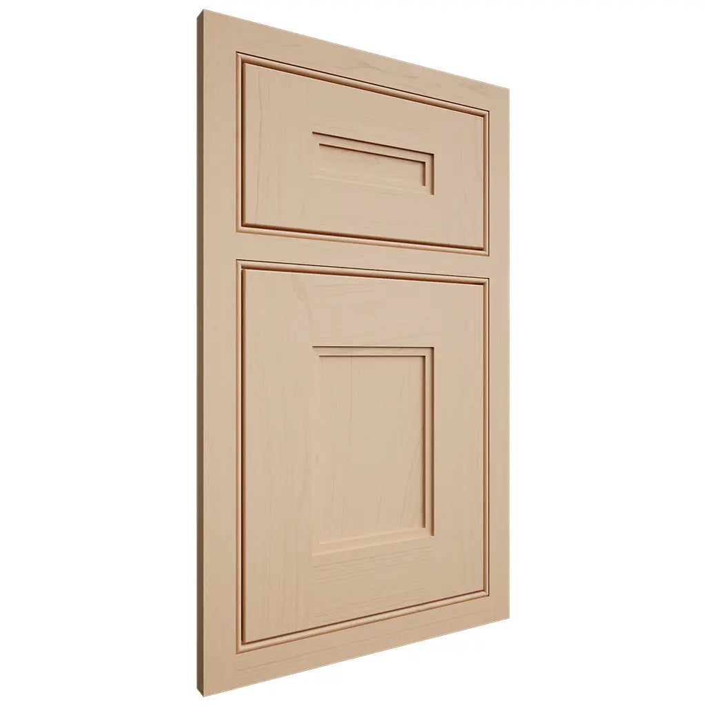 Shiloh Cabinetry Beaded Inset Tahoe Maple Plain Cut Natural Door
