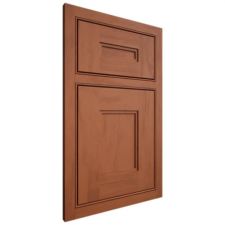 Shiloh Cabinetry Beaded Inset Tahoe Maple Plain Cut Spice Door