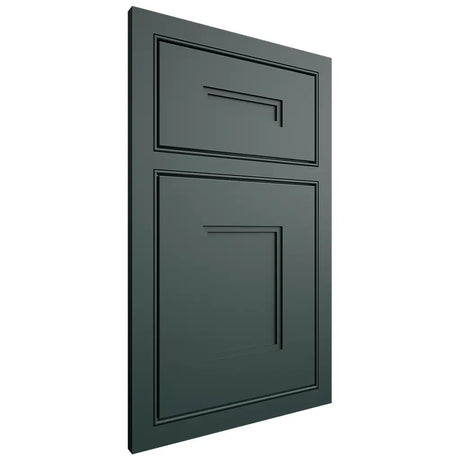Shiloh Cabinetry Beaded Inset Tahoe Paintable Billiard Green Door