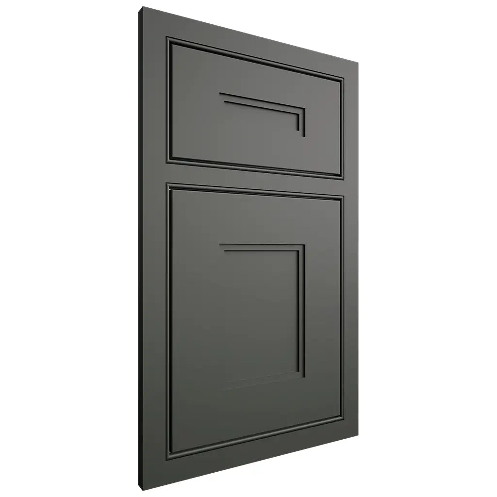 Shiloh Cabinetry Beaded Inset Tahoe Paintable Pewter Green Door